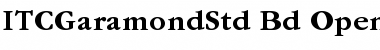 ITC Garamond Std Bold Font