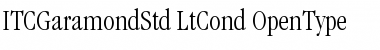 ITC Garamond Std Light Condensed Font