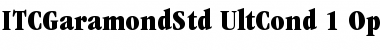 ITC Garamond Std Font