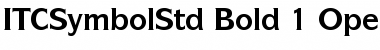 Download ITC Symbol Std Font