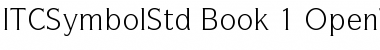 ITC Symbol Std Book Font