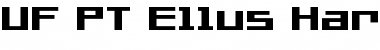 UF PT Ellus Hard Bold Regular Font