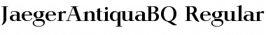 Download Jaeger-Antiqua BQ Font