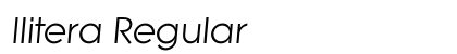 Ilitera Regular preview