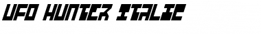 UFO Hunter Italic Italic Font