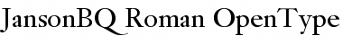 Janson BQ Regular Font