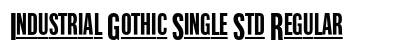 Industrial Gothic Single Std Regular preview