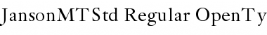 Download Janson MT Std Font Download Janson MT Std Font