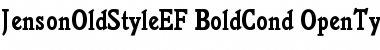 JensonOldStyleEF BoldCond Font