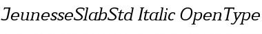 Download Jeunesse Slab Std Font Download Jeunesse Slab Std Font
