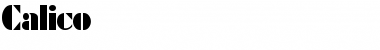 Download Calico Font
