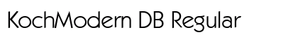 KochModern DB Regular preview