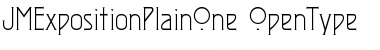 JMExpositionPlainOne Font