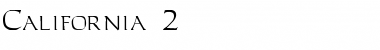 Download California 2 Font Download California 2 Font