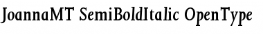 Joanna MT Semibold Italic Font