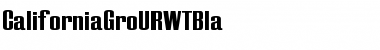 CaliforniaGroURWTBla Font