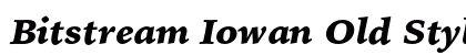 Bitstream Iowan Old Style Black Italic OSF Preview