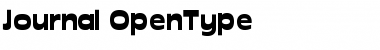 Journal Regular Font Journal Regular Font