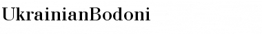 UkrainianBodoni Regular Font