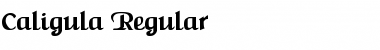 Caligula Regular Font Caligula Regular Font