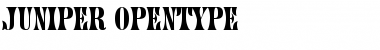 Juniper Font