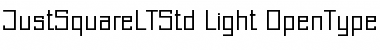 Just Square LT Std Font