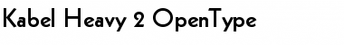 Kabel Heavy Font Kabel Heavy Font