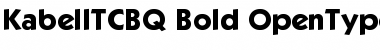 Kabel ITC BQ Regular Font