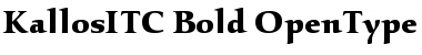 Kallos ITC Font