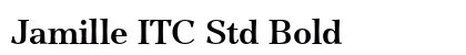Jamille ITC Std Bold preview