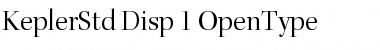 Kepler Std Display Font