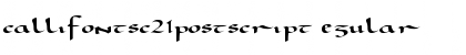 Download CallifontsC21PostScript Font Download CallifontsC21PostScript Font