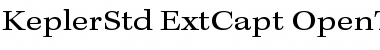 Kepler Std Extended Caption Font