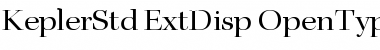 Kepler Std Font