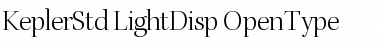 Kepler Std Light Display Font