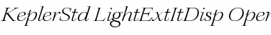 Kepler Std Font