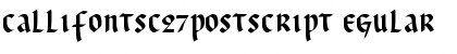 Download CallifontsC27PostScript Font Download CallifontsC27PostScript Font