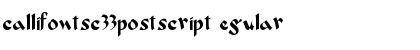 Download CallifontsC33PostScript Font Download CallifontsC33PostScript Font
