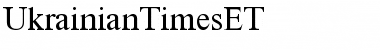 UkrainianTimesET Regular Font