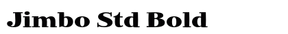 Jimbo Std Bold preview