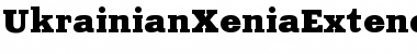UkrainianXeniaExtended Regular Font