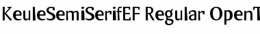 KeuleSemiSerifEF Regular Font