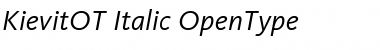 Download KievitOT-Italic Font Download KievitOT-Italic Font