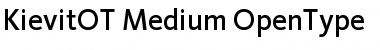 KievitOT-Medium Font