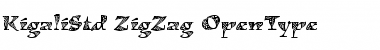 Kigali Std Zig Zag Font