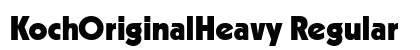 KochOriginalHeavy Regular preview