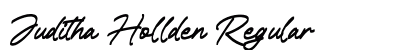 Juditha Hollden Regular preview