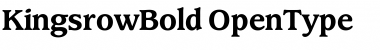 KingsrowBold Regular Font