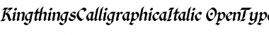 Kingthings Calligraphica Italic Font