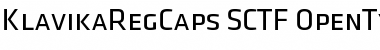 Klavika Reg Caps Regular Font